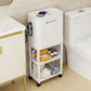 30L Elevated Trash Can with Double Storage Shelves
