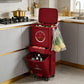 Kitchen Trash Can with Lid, Large Capacity Wet and Dry Separation Garbage Bin for Home