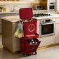Kitchen Trash Can with Lid, Large Capacity Wet and Dry Separation Garbage Bin for Home