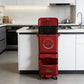Kitchen Trash Can with Lid, Large Capacity Wet and Dry Separation Garbage Bin for Home
