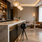 Living Room Trash Can with Storage, Luxury Garbage Bin for Modern Home