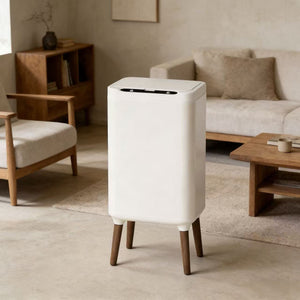 Stainless Steel Smart Sensor Trash Can – Large Capacity Touchless Garbage Bin for Living Room & Home