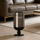 Premium Stainless Steel High-End Modern Tall Garbage Bin Trash Can – Silver Wine Glass Shape Trash Can for Home Interiors
