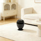 Modern Black Little Dinosaur Egg Smart Trash Can – Automatic Sensor Lid, Touchless Operation