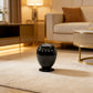 Modern Black Little Dinosaur Egg Smart Trash Can – Automatic Sensor Lid, Touchless Operation