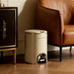 Luxury Carbon Steel Dual-Open Pedal Trash Can – Large Capacity for Living Room & Bathroom