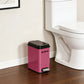 Mr.Bin Carbon Steel Slim Bathroom Pedal Trash Can with Lid – Modern Narrow Design for Toilet Use