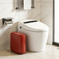 Luxury Large-Capacity Slim Bathroom Trash Can with Lid – Sealed Design for Small Spaces