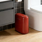 Luxury Large-Capacity Slim Bathroom Trash Can with Lid – Sealed Design for Small Spaces
