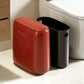 Luxury Large-Capacity Slim Bathroom Trash Can with Lid – Sealed Design for Small Spaces
