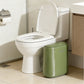 Modern Large-Capacity Bathroom Trash Can – Slim, Elegant & Sealed