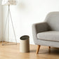Luxury Cream Slanted White Trash Can – Large-Capacity Covered Bin for Home Use