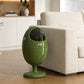 Art-Inspired Ergonomic Home Dinosaur Egg Style Trash Can – Green 22L Spacious Silent Bin for Living Spaces