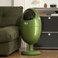 Art-Inspired Ergonomic Home Dinosaur Egg Style Trash Can – Green 22L Spacious Silent Bin for Living Spaces