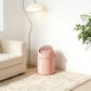 Creamy Stylish Style Flip-Top Trash Bin – Pink