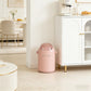 Creamy Stylish Style Flip-Top Trash Bin – Pink