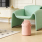 Creamy Stylish Style Flip-Top Trash Bin – Pink