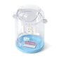 Creamy Stylish Style Flip-Top Trash Bin – Blue