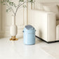 Creamy Stylish Style Flip-Top Trash Bin – Blue