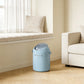 Creamy Stylish Style Flip-Top Trash Bin – Blue