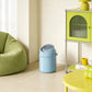Creamy Stylish Style Flip-Top Trash Bin – Blue