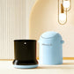 Creamy Stylish Style Flip-Top Trash Bin – Blue