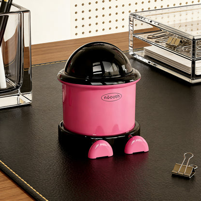Mini Desktop Trash Can with Phone Holder