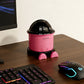 Mini Desktop Trash Can with Phone Holder