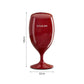 Luxury Red Wine Glass Style Goblet Trash Can – Large Capacity, Movable with Wheels