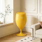 Creative Goblet-Style Trash Can – Tall No-Bend Design with Wheels