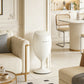 Elegant Tall Trash Can with Wheels – Large Capacity Goblet Design
