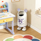Modern Cartoon Flip Lid Trash Can – Stylish Large Capacity Bin for Children’s Room