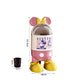 Cartoon Style Trash Can with Lid – Large Capacity Bin for Living Room & Kids Bedroom