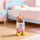 Cartoon Style Trash Can with Lid – Large Capacity Bin for Living Room & Kids Bedroom