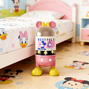 Cartoon Style Trash Can with Lid – Large Capacity Bin for Living Room & Kids Bedroom