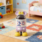 Cute Cartoon Trash Can with Lid – Stylish Large Capacity Home Waste Bin