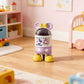 Cute Cartoon Trash Can with Lid – Stylish Large Capacity Home Waste Bin