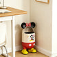 Cute Cartoon Trash Can – Large Capacity Bin for Home, Kids Room & Living Room