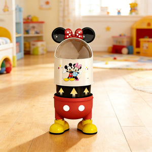 Cute Cartoon Trash Can – Large Capacity Bin for Home, Kids Room & Living Room
