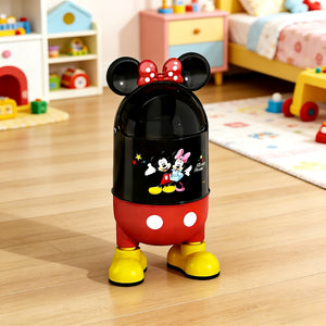 Playful Cartoon Trash Can – Large Capacity Bin for Living Room, Kitchen & Kids Room