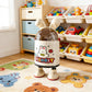 Fun Cartoon Flip-Top Trash Can – Large Capacity Bin for Kids & Home