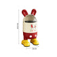 Cute Bunny Trash Can – 27.5L Large Capacity Flip-Lid Decorative Bin