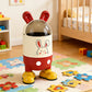 Cute Bunny Trash Can – 27.5L Large Capacity Flip-Lid Decorative Bin