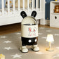 Cute Rabbit Flip-Lid Trash Can – Large Capacity Cartoon Home Waste Bin
