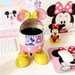 Cartoon Mini Desktop Trash Can – Cute Covered Waste Bin for Desk