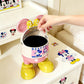 Cartoon Mini Desktop Trash Can – Cute Covered Waste Bin for Desk