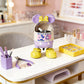 Cartoon Style Desktop Trash Can with Lid – Mini Cute Desk Bin