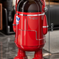 Spaceman Style Red Astronaut Trash Can – Fun Space-Themed Decor for Your Home
