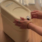 Mr.Bin Sliding Smart Sense Lid Intelligent Trash Can – One-Touch Easy Packaging