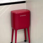 Red Tall Pedal Trash Can – Stylish Hands-Free Bin for Living Room & Kitchen